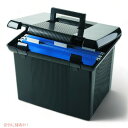 Portafile File Storage Box, Letter, Plastic, 11 x 14 x 11-1 8, B アメリカーナがお届け