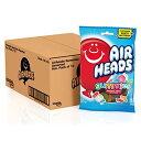 【最大2,000円クーポン6月11日01:59まで】Airheads キャンディバー Gummies Fruit, 6oz (Pack of 12)