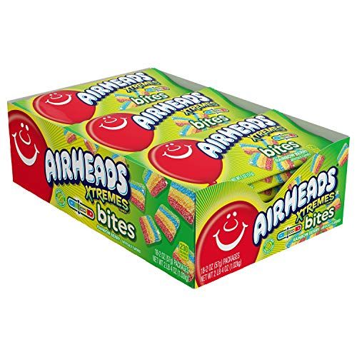 【最大2,000円クーポン5月16日01:59まで】Airheads キャンディバー　Rainbow Berry, 2 Ounce (Bulk Pack of 18)