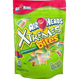 【最大2,000円クーポン4月27日9:59まで】Airheads キャンディバー チューイーバイツ Resealable Bag 9oz (Xtremes Rainbow Bites)