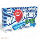 Airheads キャンディバー ブルーラズベリー シュガーフリーガム, 14 pieces per pack -- 168 per case