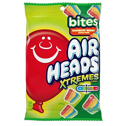 Airheads キャンディバー エクストリームバイツ Rainbow Berry, Party, 6oz