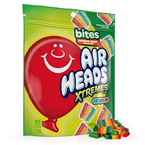 Airheads キャンディバー エクストリームバイツ Rainbow Berry, 9 oz