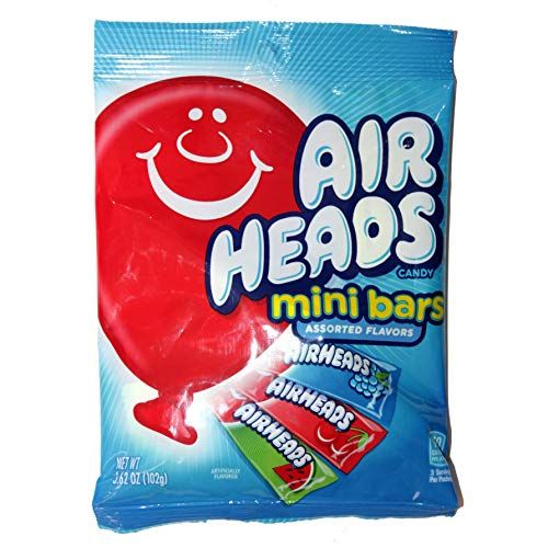 【最大2,000円クーポン5月16日01:59まで】Airheads キャンディバー - アソーテッド- Watermelon, Blue Raspberry, Cherry 3.62 oz 1