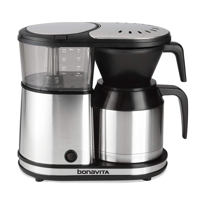 【最大2,000円クーポン6月11日1:59まで】Bonavita コーヒーメーカー　5カップ　BV1500TS Coffee Brewer, ステンレス　Stainless Steel アメリカーナがお届け!