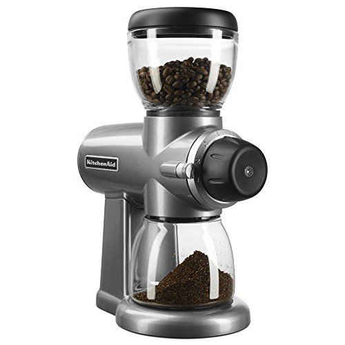 KitchenAid キッチンエイド KCG0702CU コーヒーグラインダー コーヒーミルシルバー 品 アメリカーナがお届け!のサムネイル