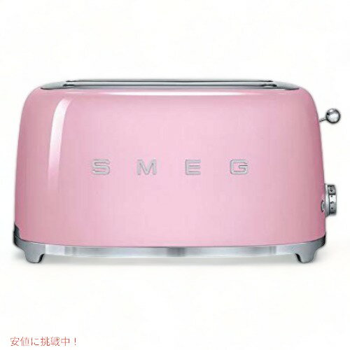 楽天アメリカーナ　Americana【最大2,000円クーポン5月16日01:59まで】スメッグ トースター SMEG TSF02PKUS レトロデザイン 4スライス トースト ピンク アメリカーナがお届け!