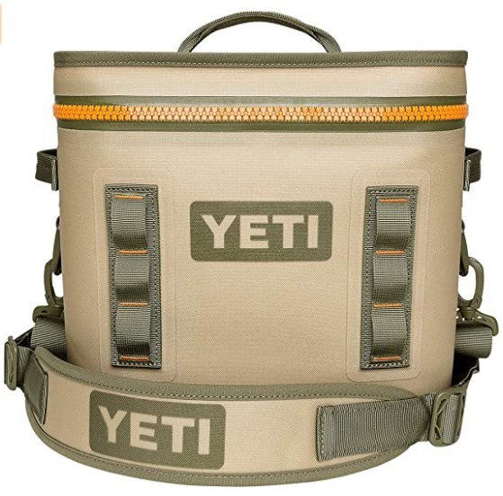 YETI Hopper Flip クーラーボックス Field Tan/Blaze Orange釣り　保冷バッグ　クーラーバック アメリカーナがお届け!