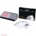 100%プラスチックトランプ2組セット Ritz Plastic Playing Cards プラスチックケース付き アメリカーナがお届け!