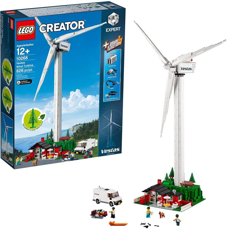 レゴ Creatorエキスパート風力タービンキット LEGO 6248466 10268キット（826個） アメリカーナがお届け!