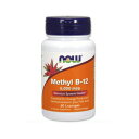 NOW　Methyl B-12 5000mcg with Folic Acid, 60 Lozenges #0496　ナウ　メチルB-12（ビタミンB12）　5000mcg　60