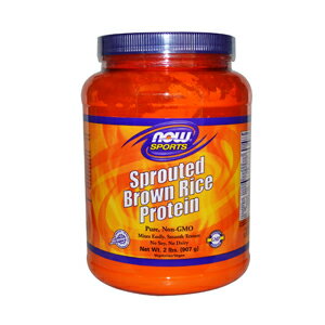 NOW Sprouted Brown Rice Protein 2 LBS #2206 ナウ 発芽玄米プロテイン