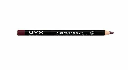 NYX Slim Lip Pencil /NYX スリム　リップペンシル　色[808 Deep Purple ディープパープル]