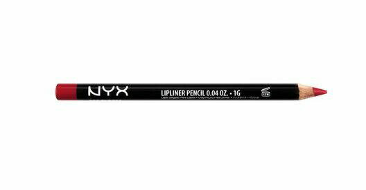 NYX Slim Lip Pencil /NYX スリム　リップペンシル　色[813 Plush Red プラッシュレッド]