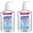 【お徳用2個セット】PURELL Instant Hand Sanitizer 8oz Pump Bottle by Purell アメリカ　ピュレル ハンドサニタイザー抗菌化