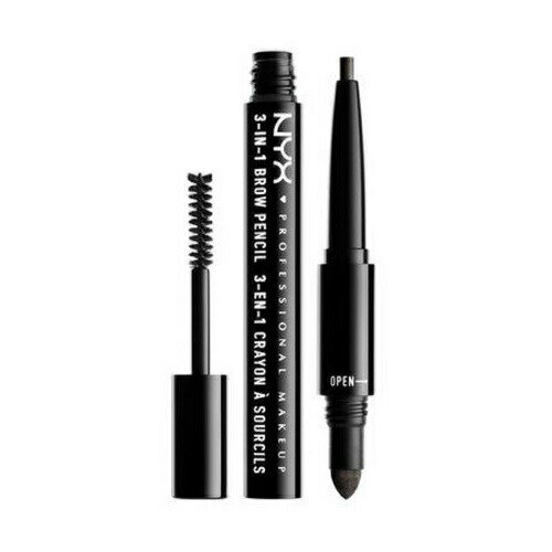 NYX 3-IN-1 BROW PENCIL/NYX 3 イン 1 ブロウ ペンシル　色[09 CHARCOAL　チャコール]