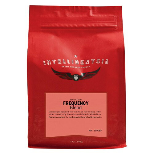 Intelligentsia Frequency Blend Medium Roast Whole Bean Coffee インテリジェンシア コーヒー フリークエンシーブレンド ミディアムロースト ホールビーン 豆 12oz / 340g