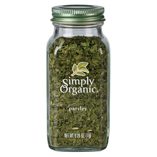 【最大2,000円クーポン5月16日01:59まで】Simply Organic Parsley Flakes Certified Organic シンプリーオーガニック パセリフレーク 7g