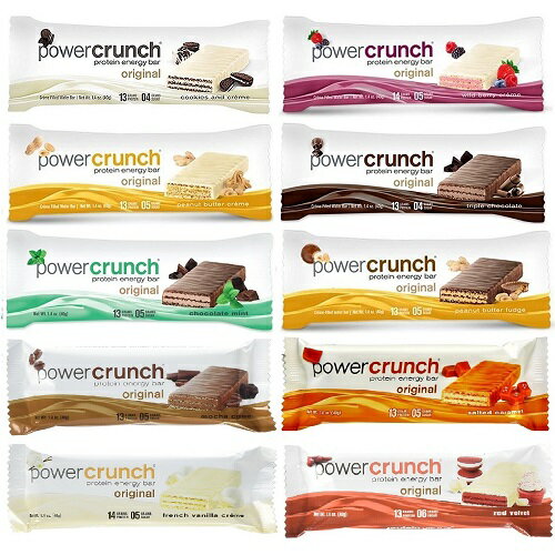 パワークランチ プロテインバー バラエティパック10本 10 Bars（Power Crunch 10 Variety Pack)