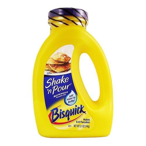 ビスクイック バターミルクパンケーキミックス 144 g Bisquick Shake n Pour Buttermilk Pancake Mix 5.1 OZ (144 g)