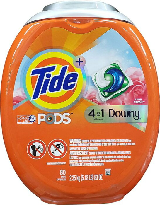 【今だけポイント5倍】タイド ジェルボール洗濯洗剤 Tide ダウニー80個入り アメリカーナがお届け!