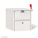 Salsbury 4325WHT ホワイト 沿道 住宅 メールボックス 品 アメリカーナがお届け!(4)