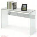 嗝Ε R\[e[u tFCNzCg}[u e[u Convenience Concepts SoHo Console Faux White Marble