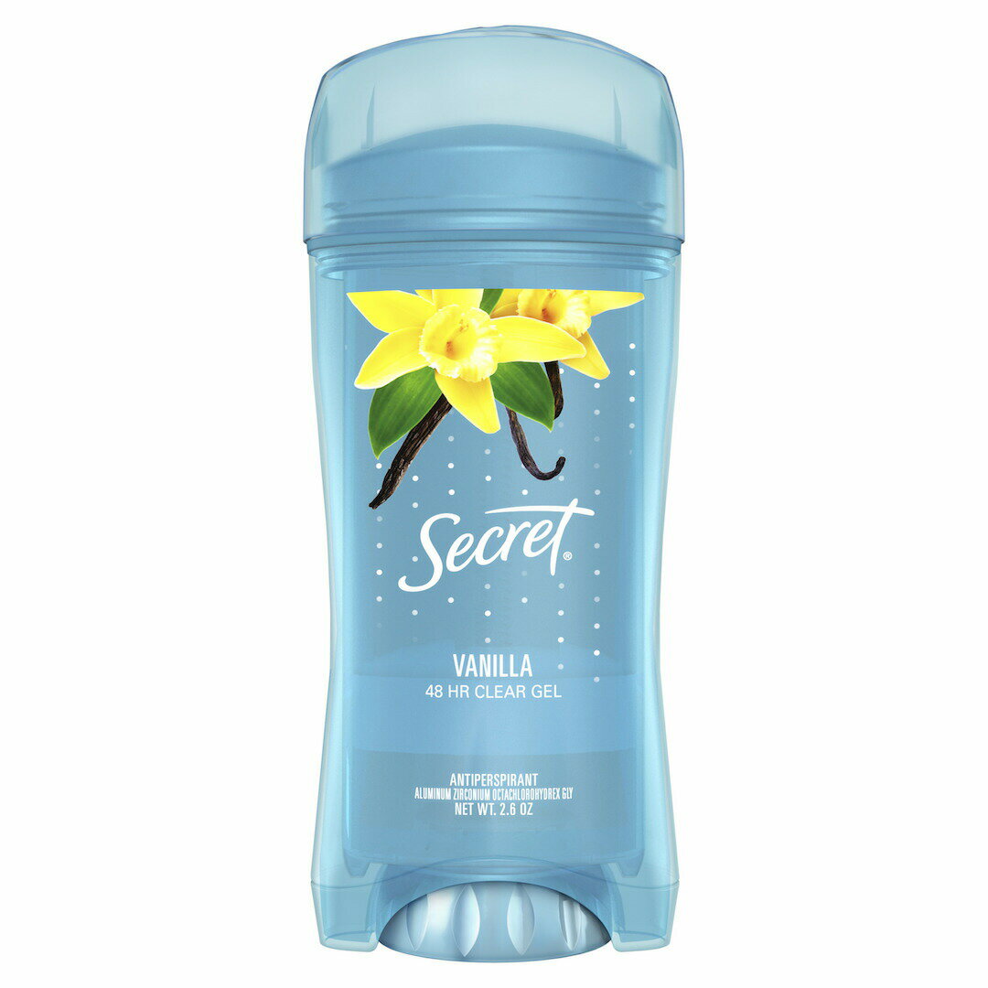 シークレット クリアジェル バニラ デオドラント 73g/Secret Clear Gel Vanilla 2.6oz