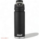 Coleman Stainless Steel Insulated Water Bottle Black / コールマン ステンレス製 水筒 24oz フリーフ...