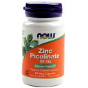 NOW 1550 Zinc Picolinate 50mg 60VCAPS / ナウフーズ 亜鉛 高吸収タイプ ピコリン酸亜鉛 50mg 60粒