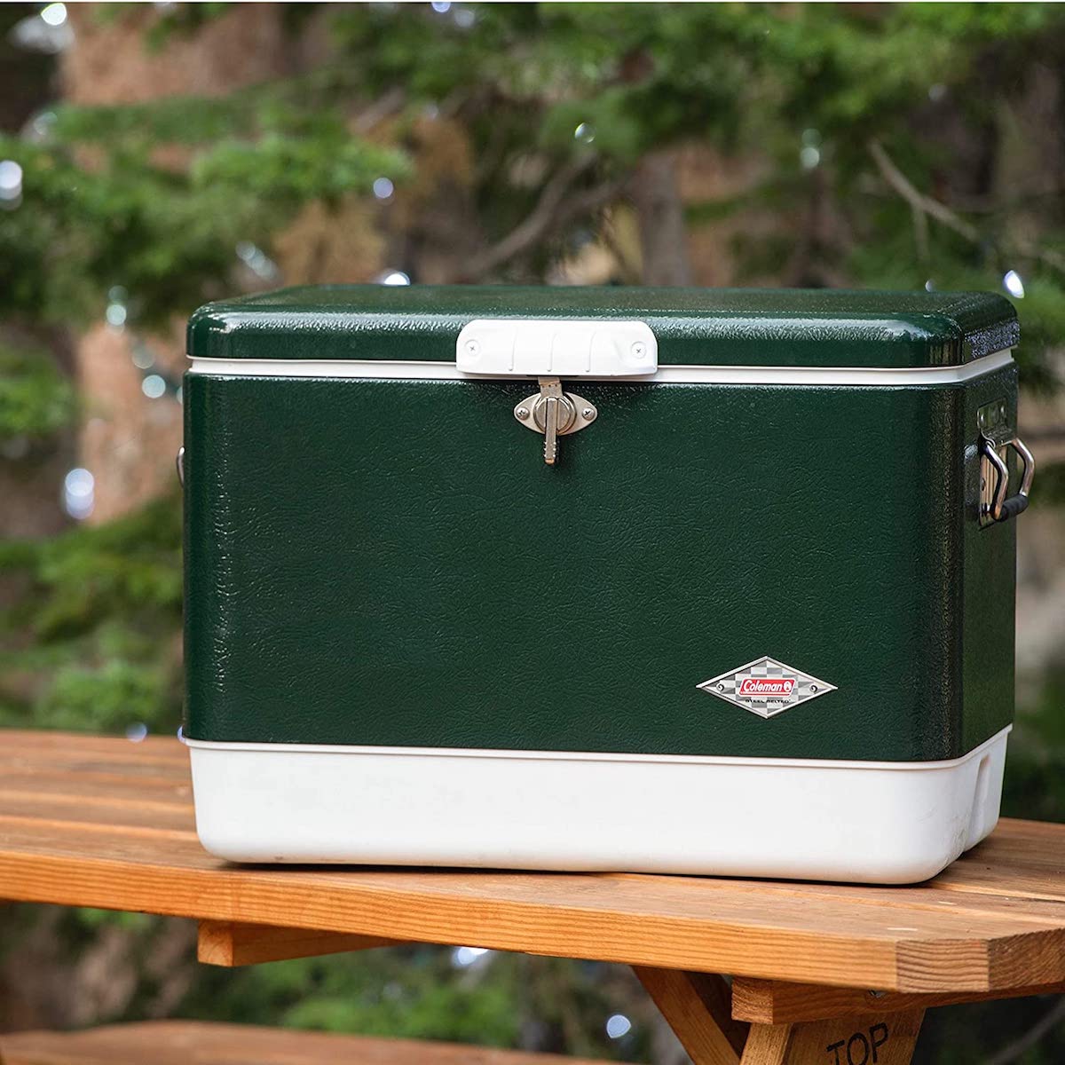 Coleman 54 Quart Steel Belted Cooler Green / コールマン スチールベルト クーラーボックス 54 Quart 85缶収納 大容量 保冷ボックス グリーン 3000003096