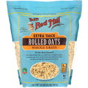 楽天アメリカーナ　AmericanaBob's Red Mill Extra Thick Rolled Oats, Whole Grain 32oz / ボブズレッドミル エクストラシック 厚め ロールドオーツ 全粒 オートミール オーツ麦 907g