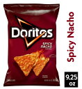 Doritos Spicy Nacho Tortilla Chips / ドリトス トルティーヤチップス スパイシーナチョ味 9.25oz