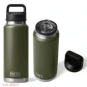 J[YETI Rambler 36 oz Bottle With Chug Cap HIGHLANDS OLIVE / CGeB u[ 36oz {g `OLbvt