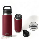 <限定カラー>YETI Rambler 26 oz Bottle With Chug Cap HARVEST RED / イエティ ランブラー ボトル 26 o...