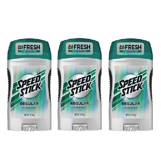 【3本セット】スピードスティック　デオドラントスティック　Speed Stick Deodorant Regular 3 oz (85 g)