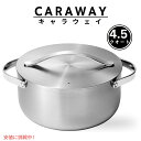 楽天アメリカーナ　Americana【最大2,000円クーポン4月27日9:59まで】Caraway キャラウェイ 4.5クオート Stainless Steel Dutch Oven ステンレススティール ダッチオーブン 5層