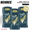 【最大2,000円クーポン5月16日01:59まで】3個セット Degree ディグリー Men Advanced 72H Antiperspirant Deo...
