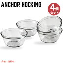 Anchor Hocking 6オンスガラス製カスタードカップ4個セット Anchor Hocking 6-Ounce Glass Custard Cups, ...