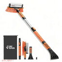 マロリー Mallory 41.5inch 伸縮スノーブラシとアイススクレーパー スノースクレーパーブラシ Extendable Snow Brush and ...