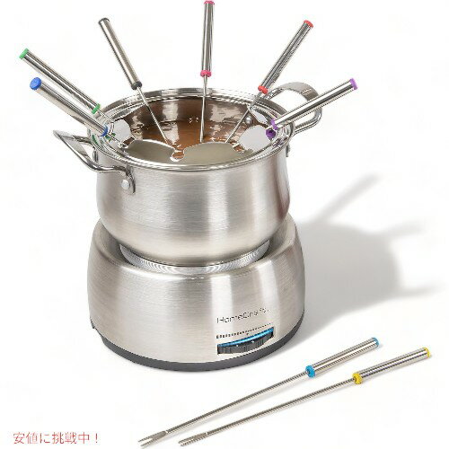 ノスタルジア Nostalgia チーズ＆チョコレート用 8カップ 電気フォンデュ 鍋セット 8-Cup Electric Fondue Pot Setのサムネイル