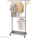 シンプルなハンガーラック 標準衣類ガーメントラック伸縮式ブロンズ Simple Trending Standard Clothing Garment Rack ...