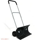 CASL Brands 車道用ホイール付き雪かき - 6インチポリプロピレンホイールと調節可能アルミハンドル Snow Shovel with Wheels f...