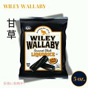 WILEY WALLABY ブラックリコリス ソフトキャンディ ブラックリコリス 5オンス ソフト&チューイー キャンディ Black Licorice