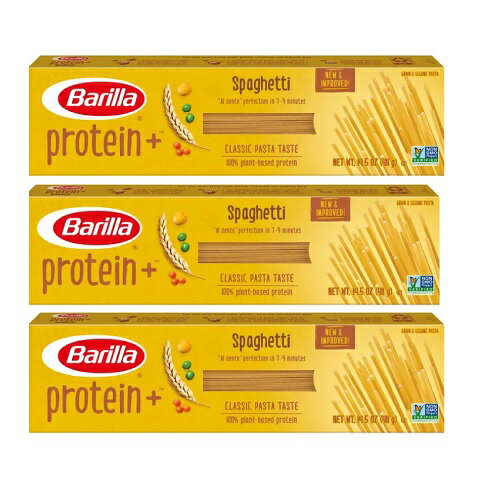 【最大2,000円クーポン5月16日01:59まで】バリラ スパゲッティ プロテイン プラス　411g×3箱セット 　Barilla ProteinPLUS High Protein Pasta 3 Packs