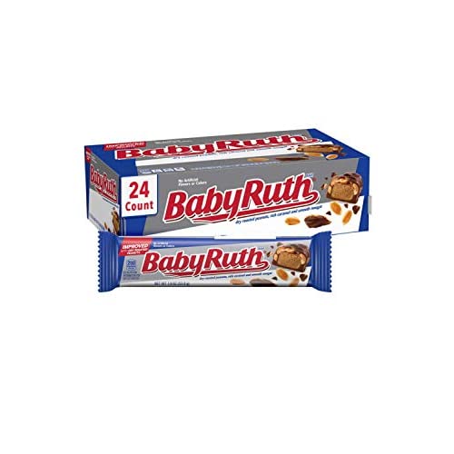 Baby Ruth Milk Chocolate-y Candy Bars, Full Size Bulk F …