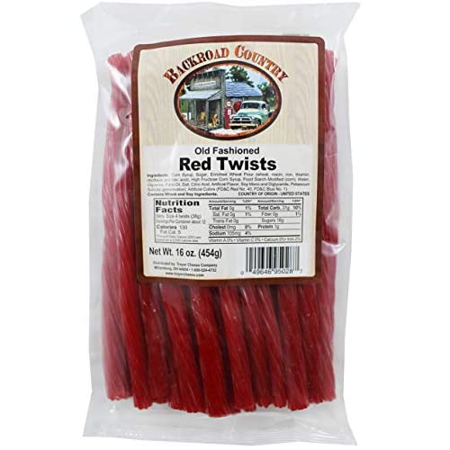 Backroadctry Red Licorice Twists 16ozs (Pack of 1)