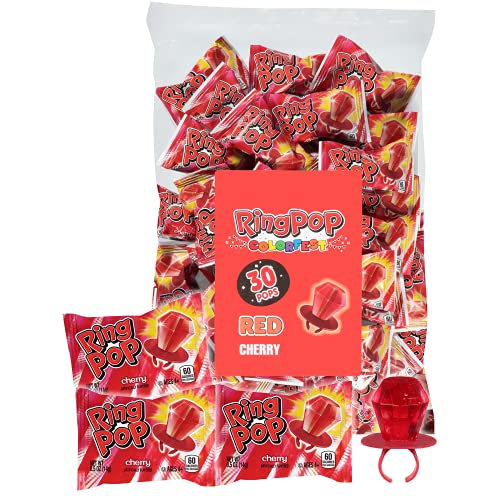 yő2,000~N[|51601:59܂ŁzRing Pop Red Cherry 30ct Bulk Lollipop Easter Pack ? Ch c