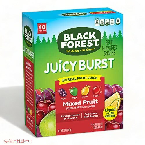 yő2,000~N[|51601:59܂ŁzBlack Forest Fruit Snacks Juicy Bursts, Mixed Fruit, 0. c