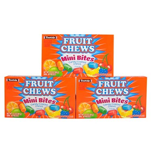 Fruit Chews Mini Bites Candy Coated Chews Movie Theater …